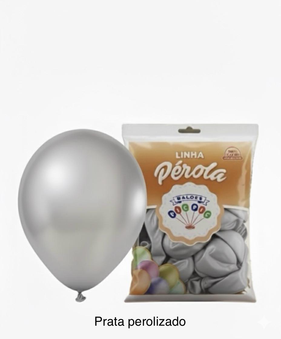 TAMANHO 5" POLEGADA PEROLIZADO COM 25 UNIDADES