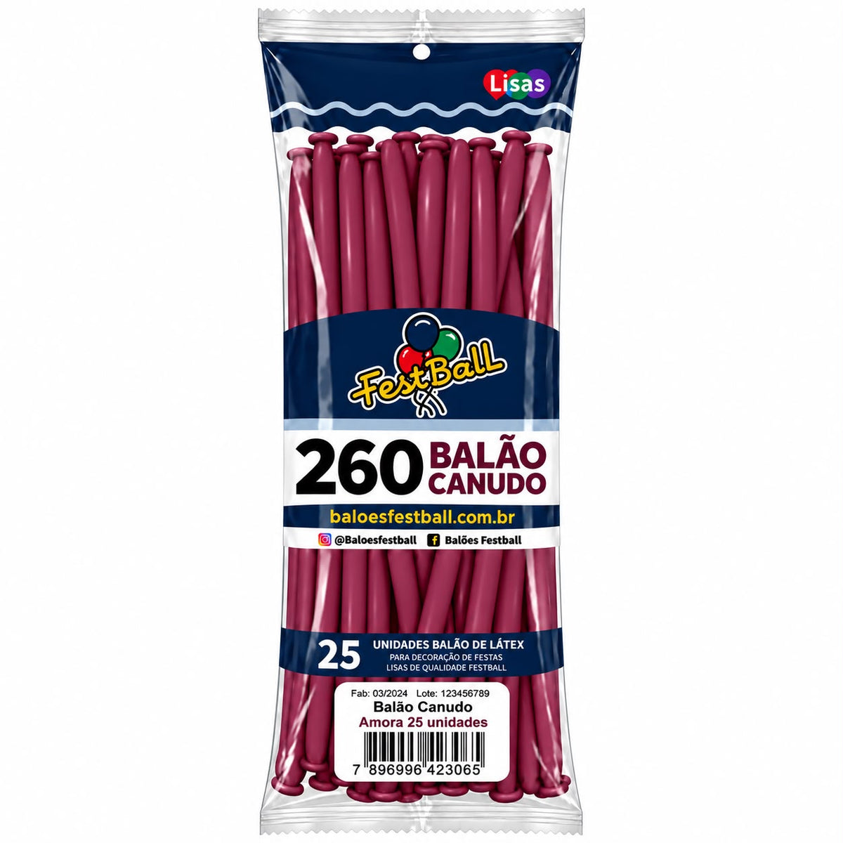 Balão Liso Fest Ball