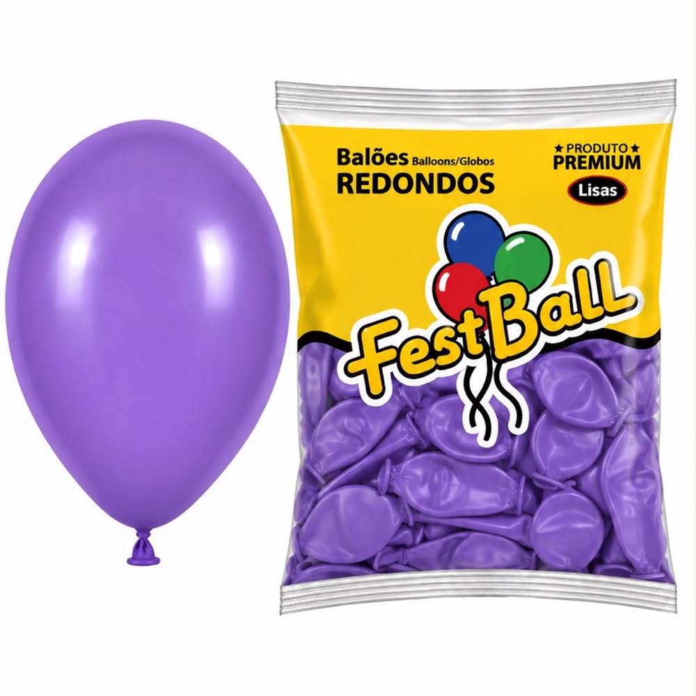 Balão Liso Fest Ball