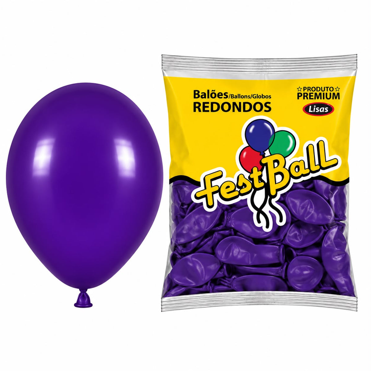 Balão Liso Fest Ball