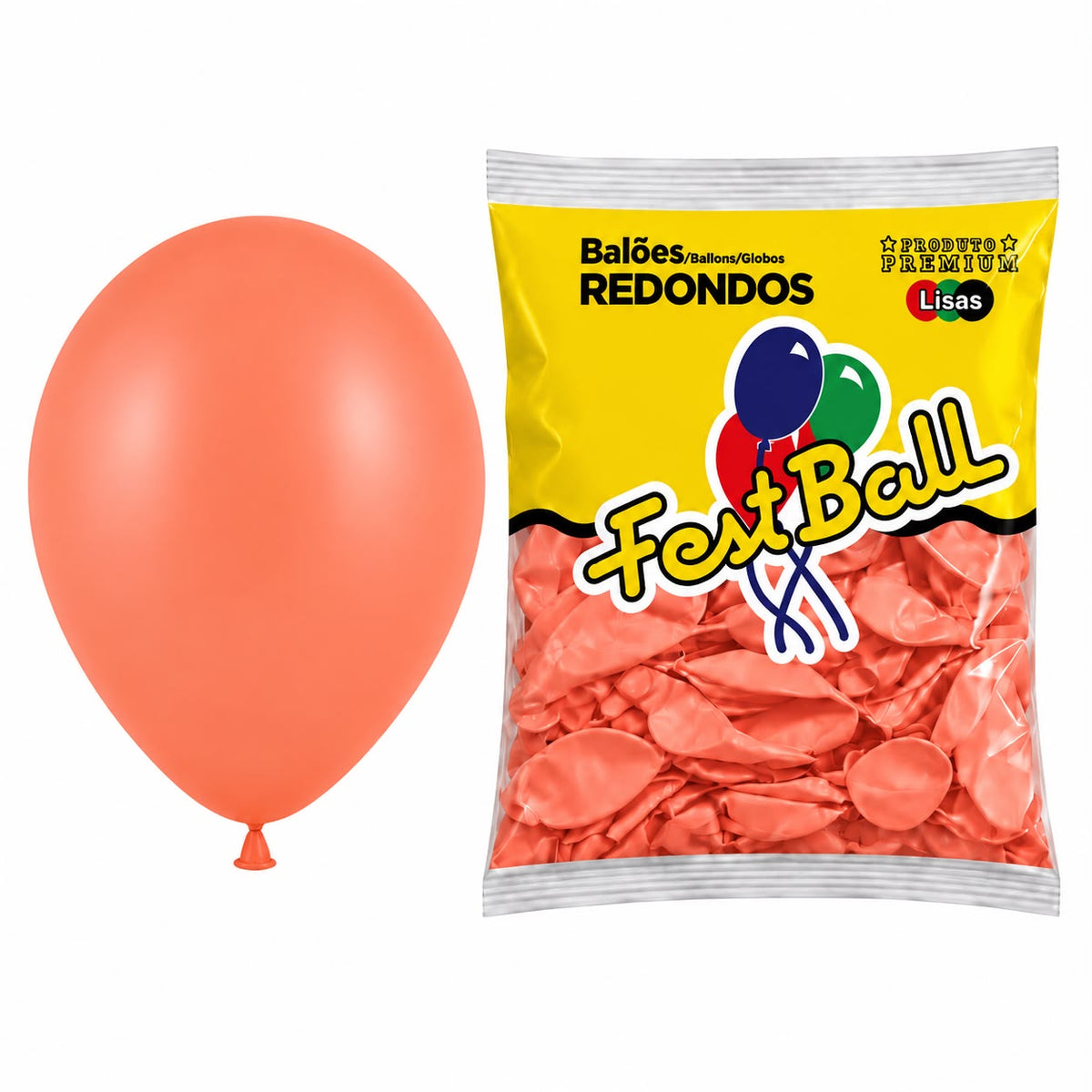 Balão Liso Fest Ball