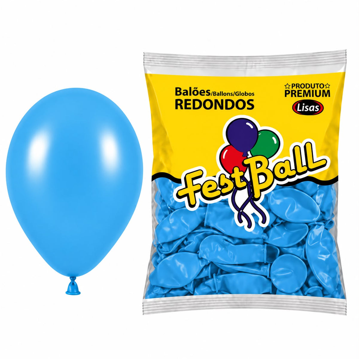 Balão Liso Fest Ball
