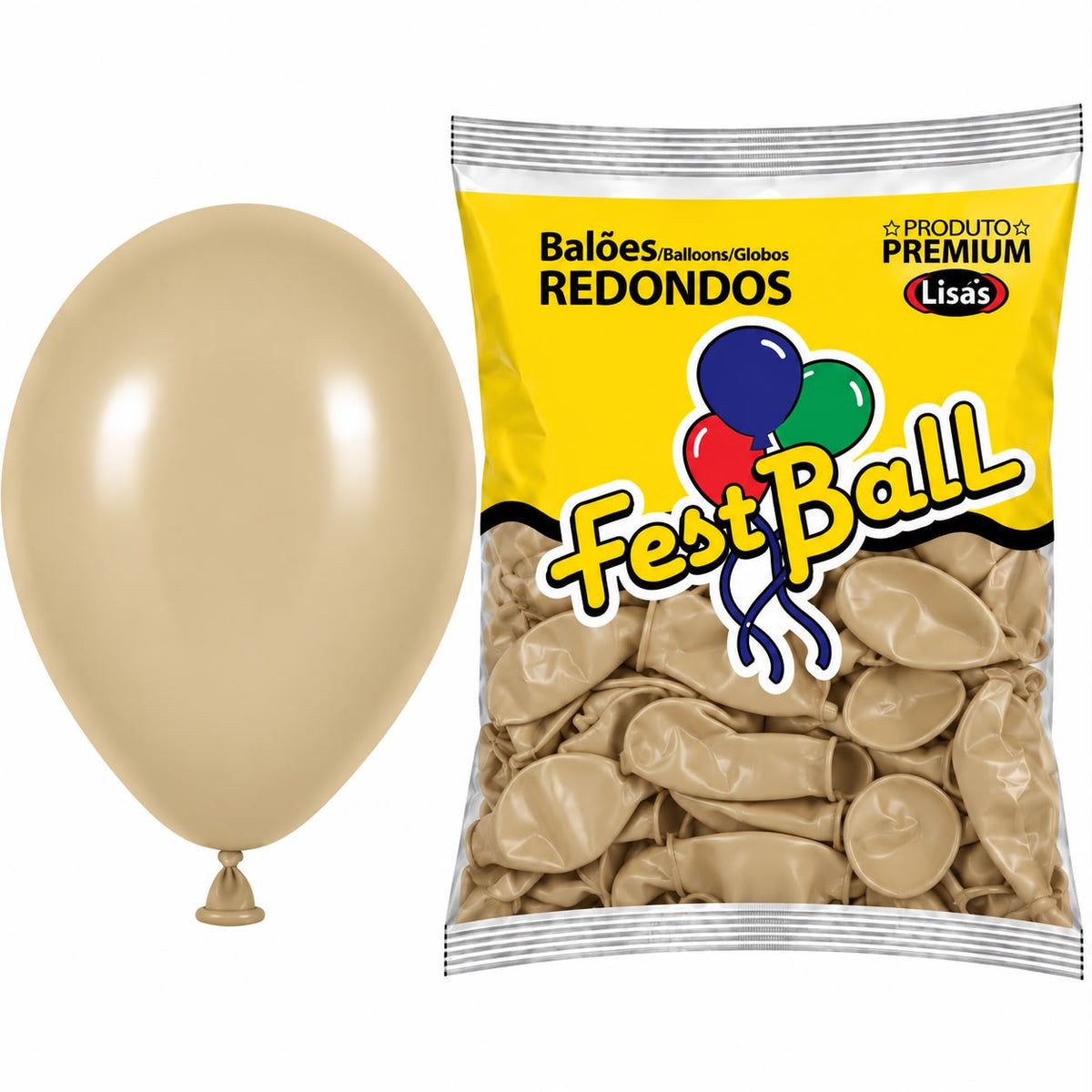 Balão Liso Fest Ball