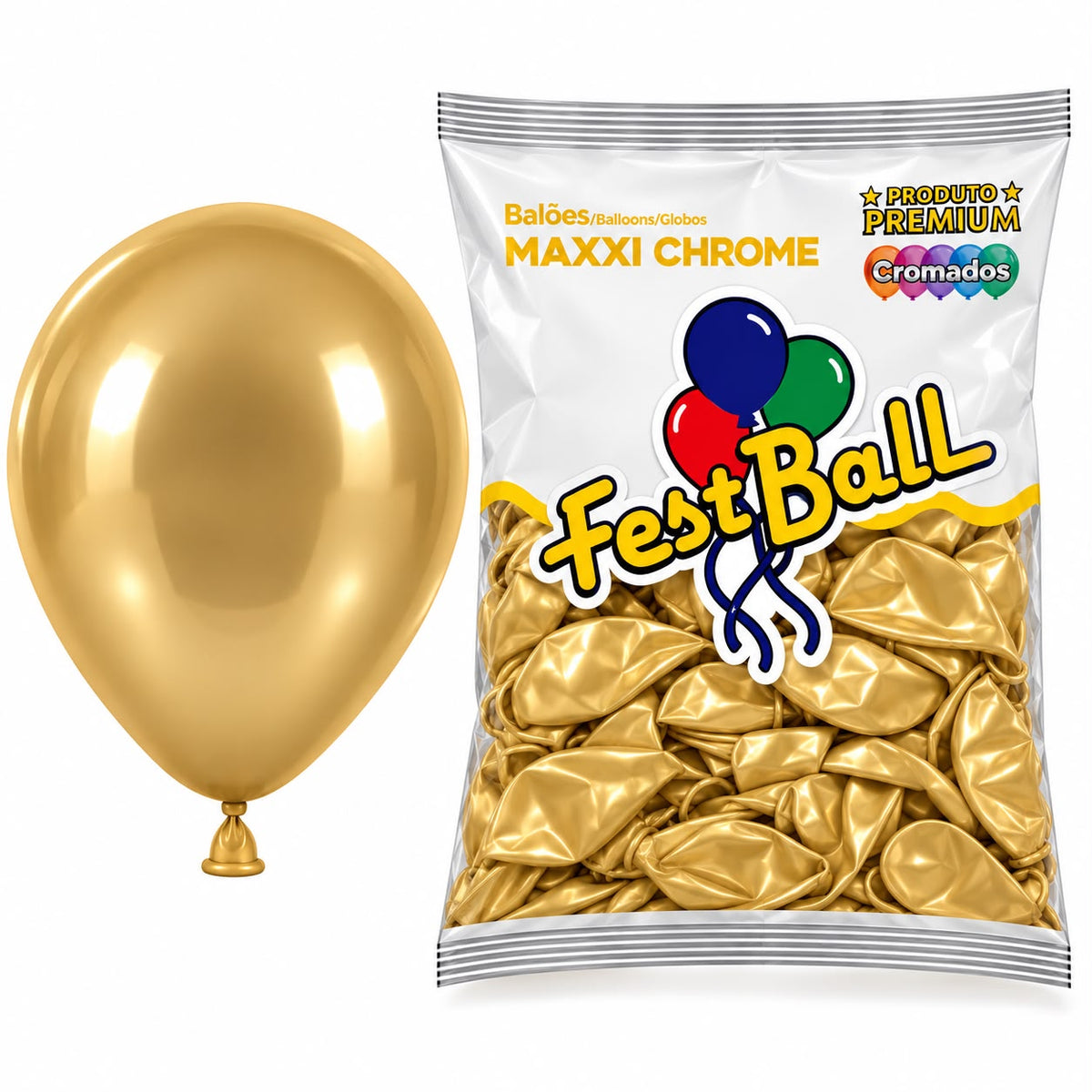 Balão Cromado Fest Ball
