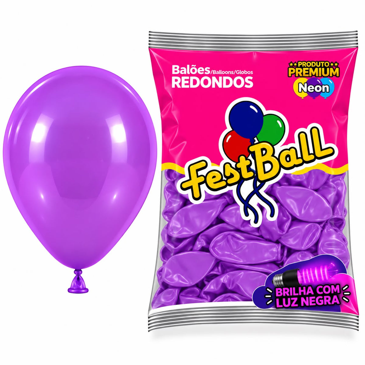 Balão Neon Fest Ball