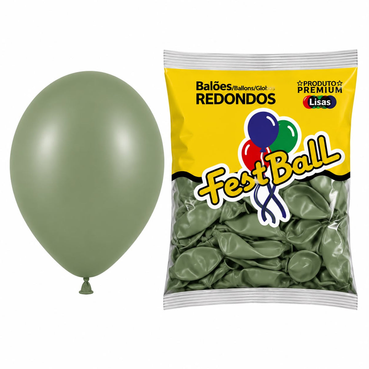 Balão Liso Fest Ball
