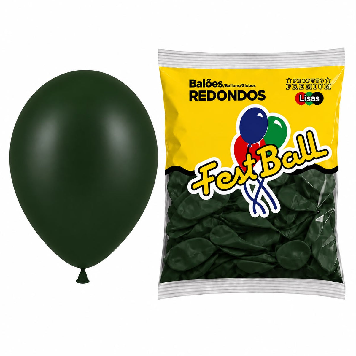 Balão Liso Fest Ball