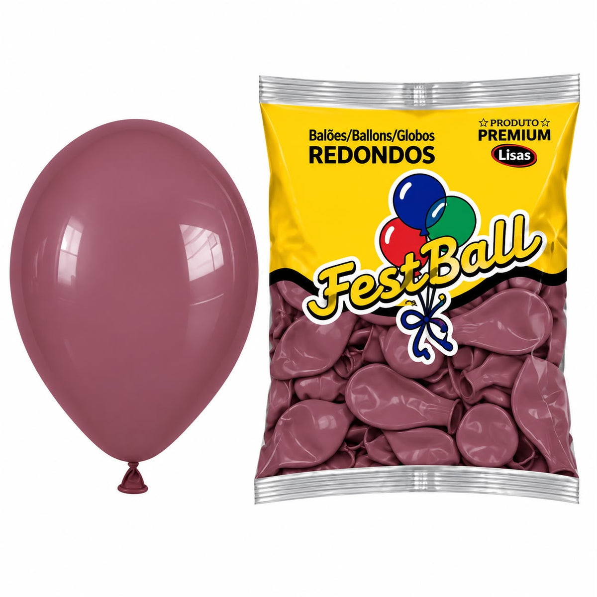 Balão Liso Fest Ball