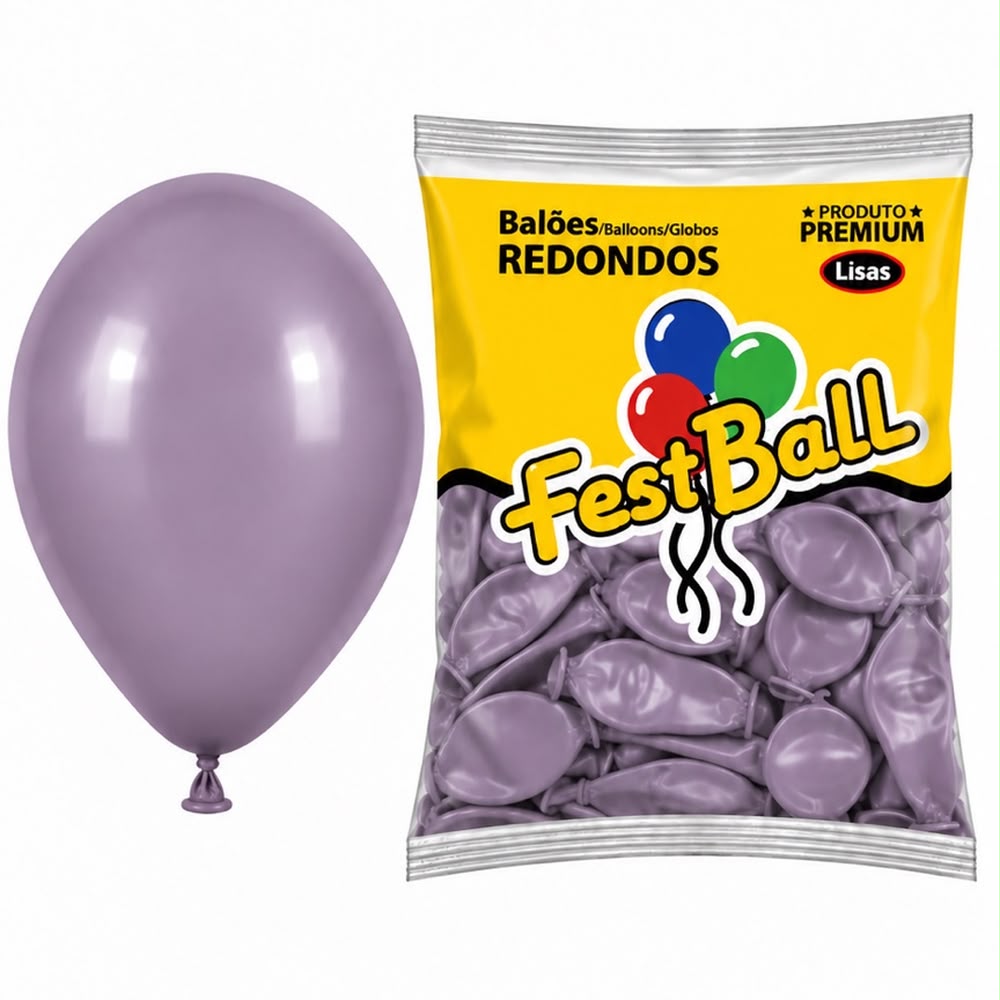 Balão Liso Fest Ball