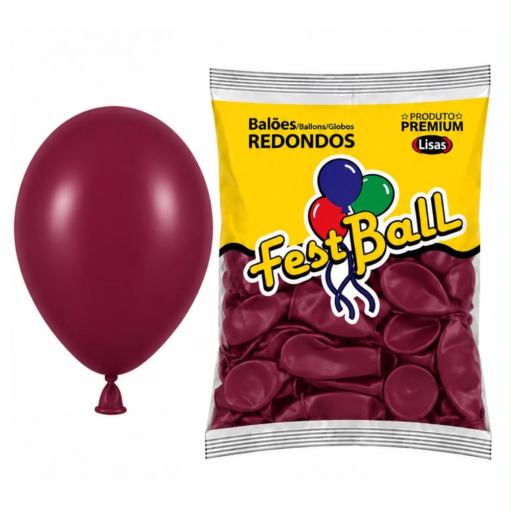 Balão Liso Fest Ball
