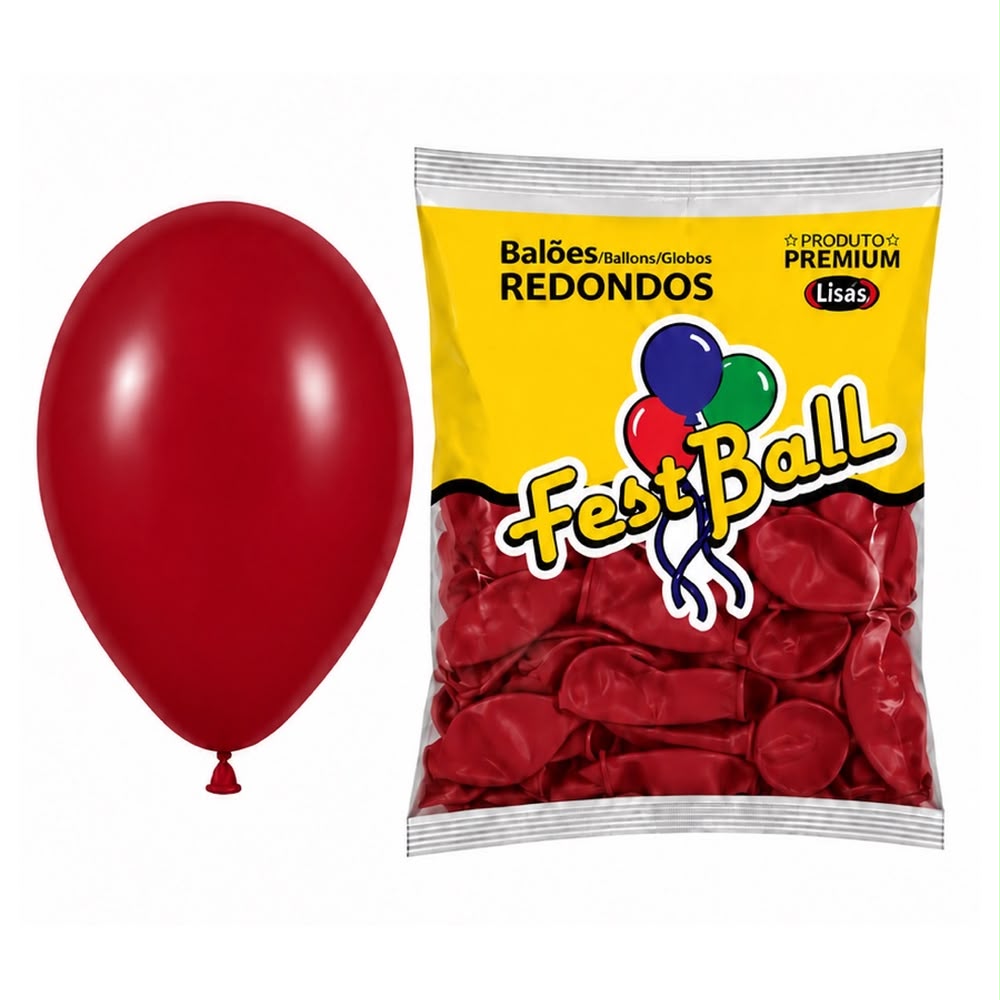 Balão Liso Fest Ball