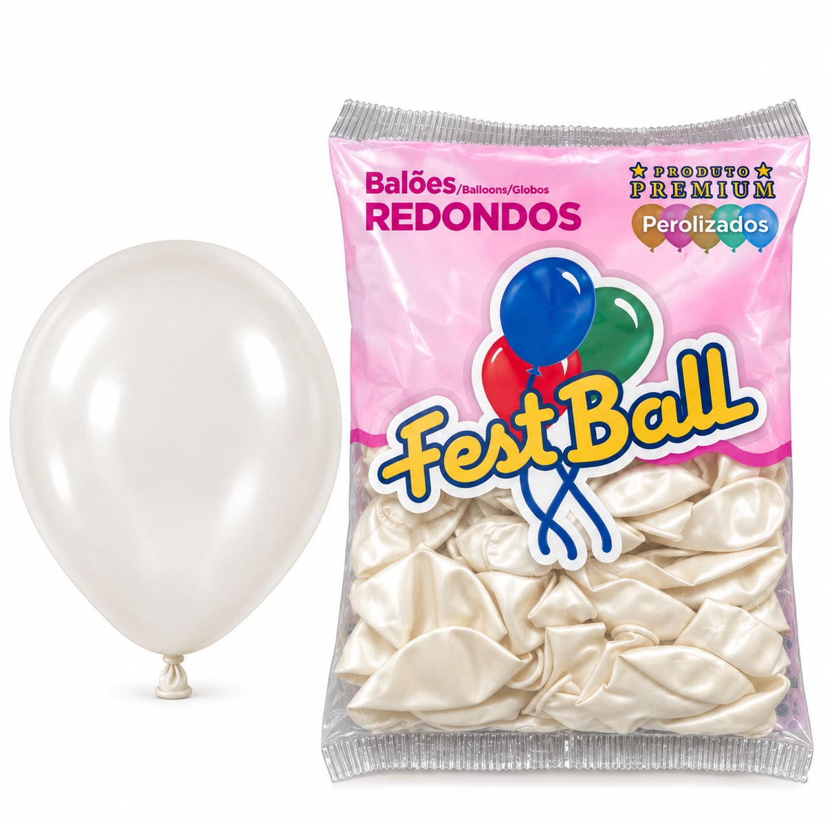 Balão Perolizado Fest Ball