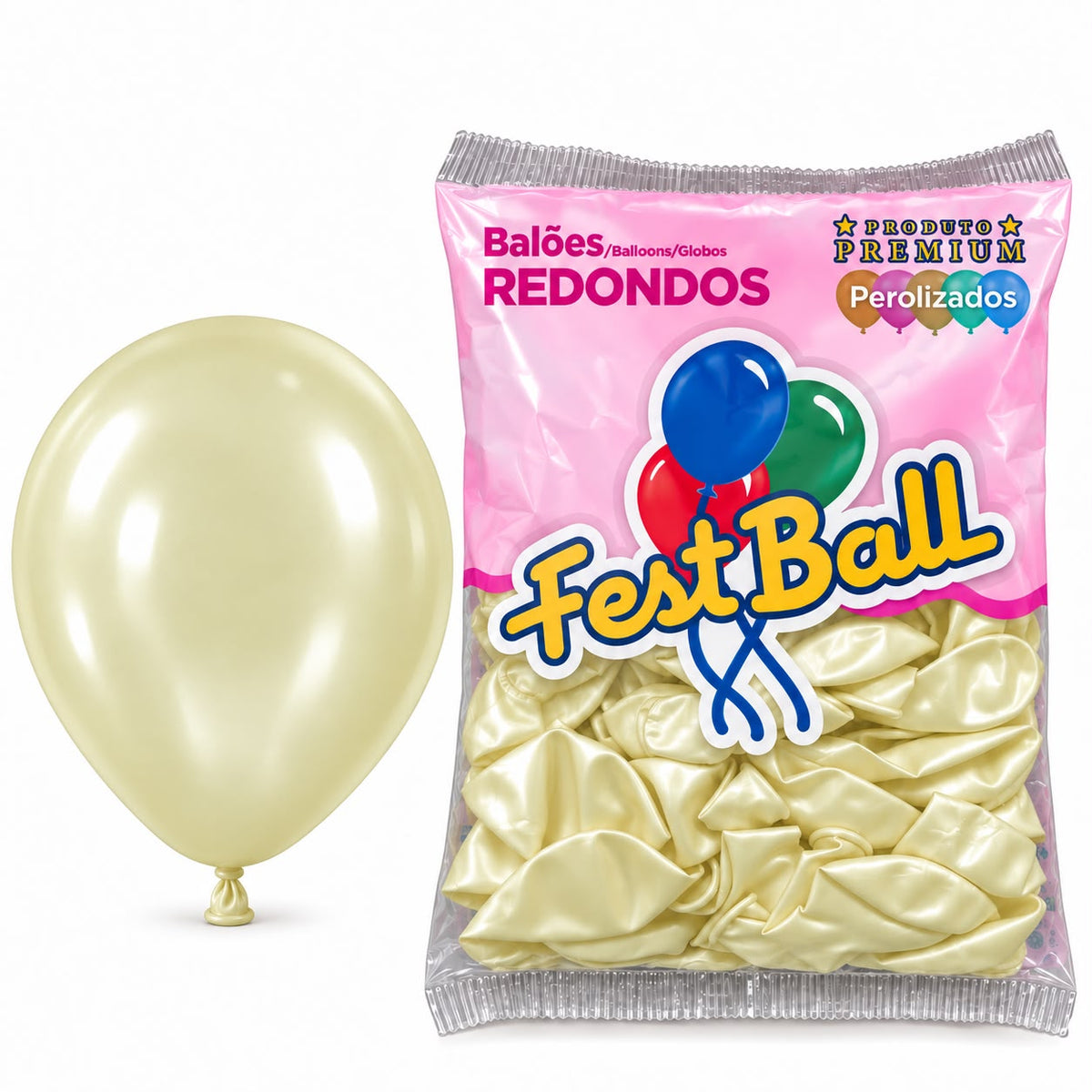 Balão Perolizado Fest Ball
