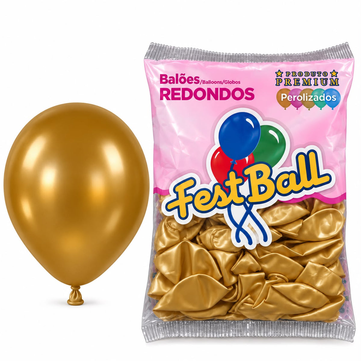 Balão Perolizado Fest Ball