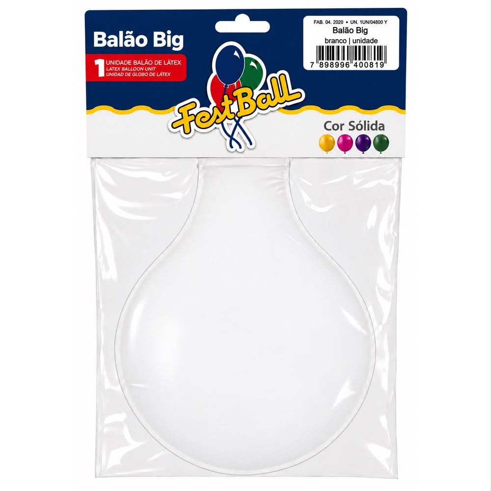 Balão Liso Fest Ball