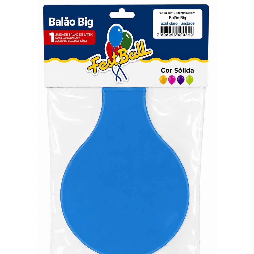 Balão Liso Fest Ball