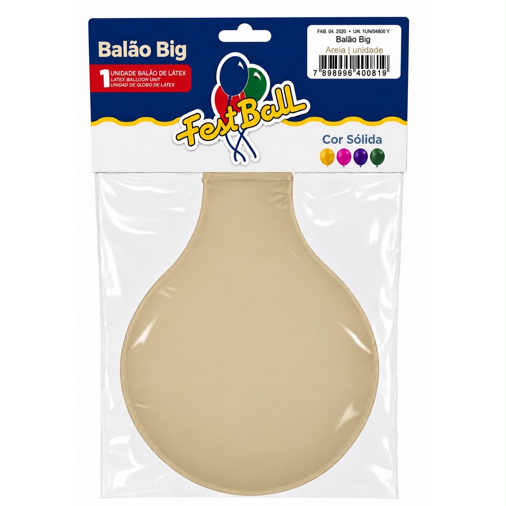 Balão Liso Fest Ball
