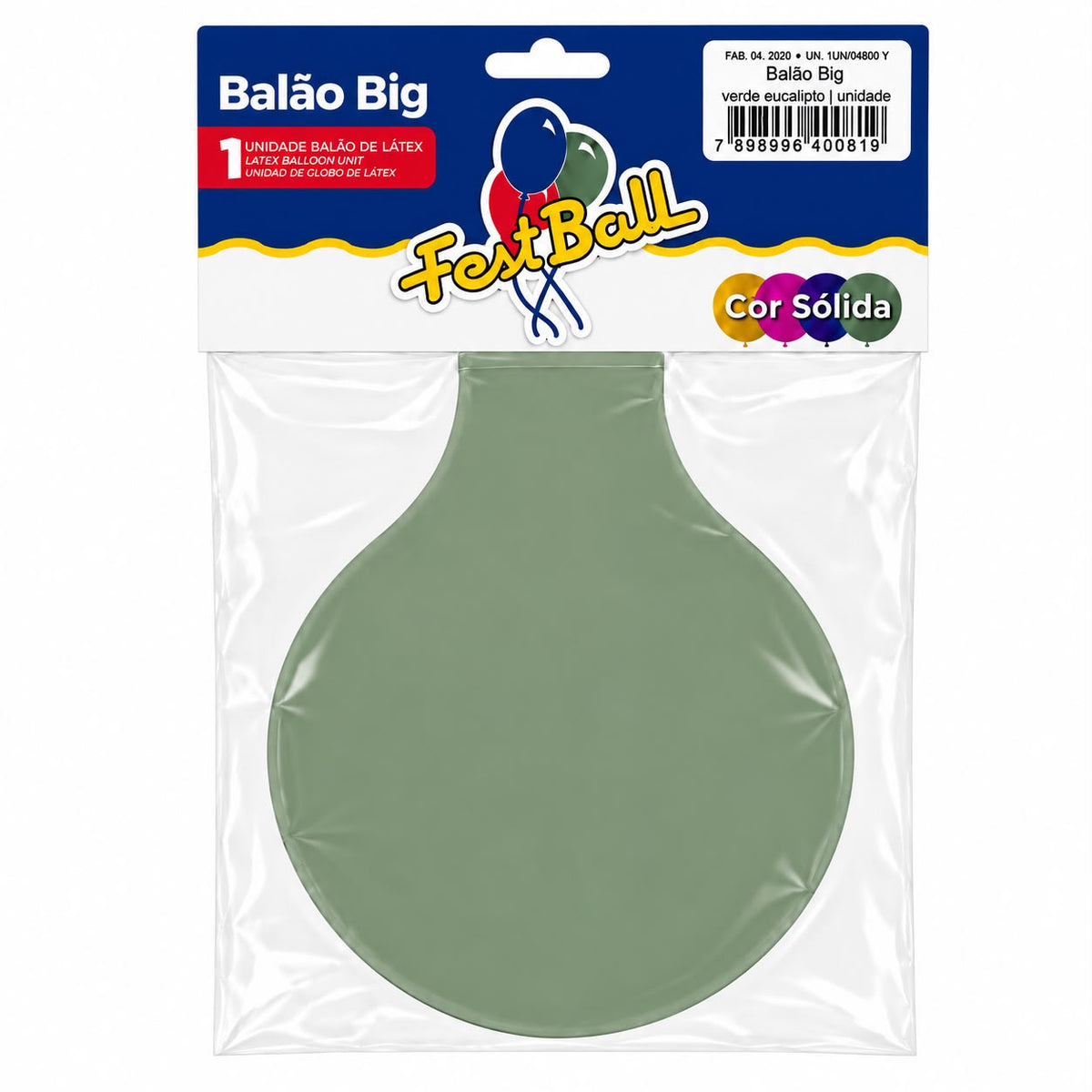 Balão Liso Fest Ball