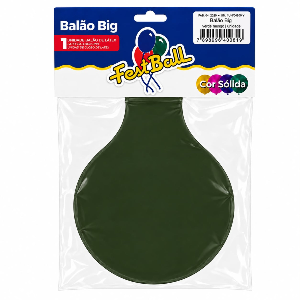 Balão Liso Fest Ball