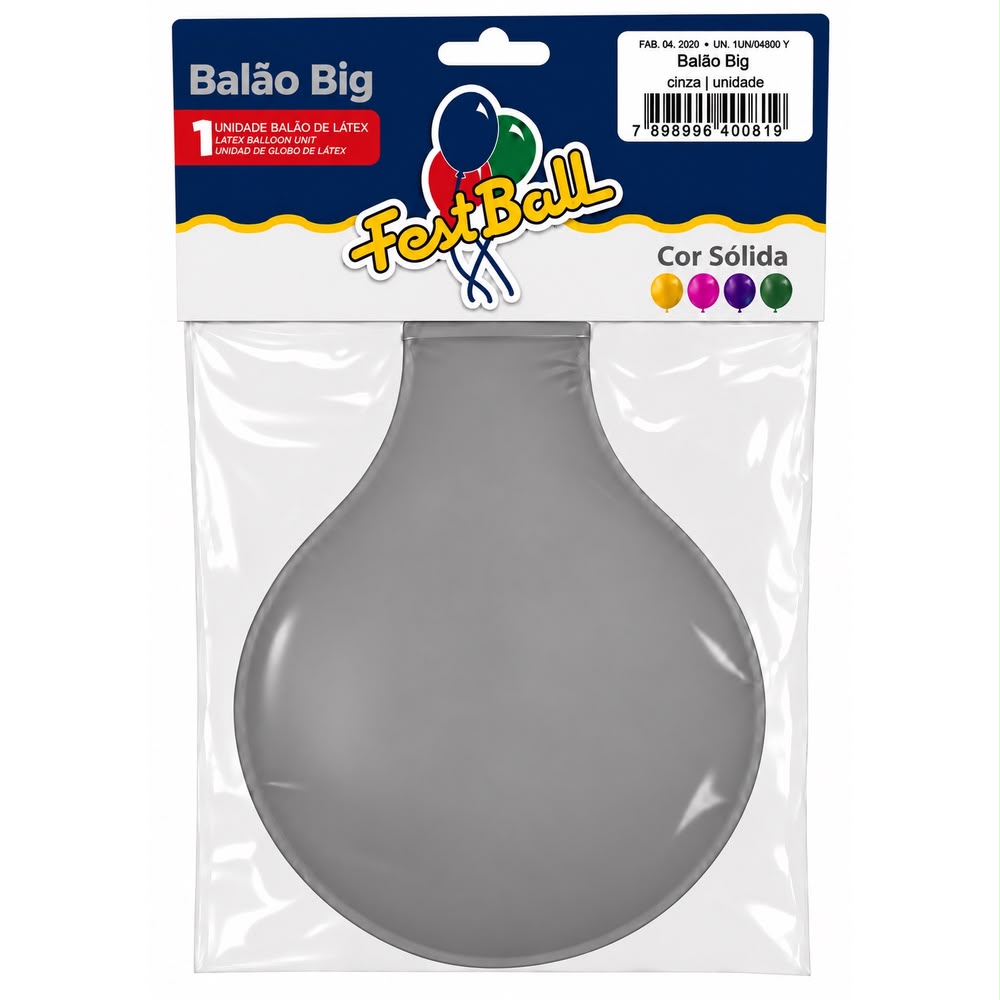 Balão Liso Fest Ball