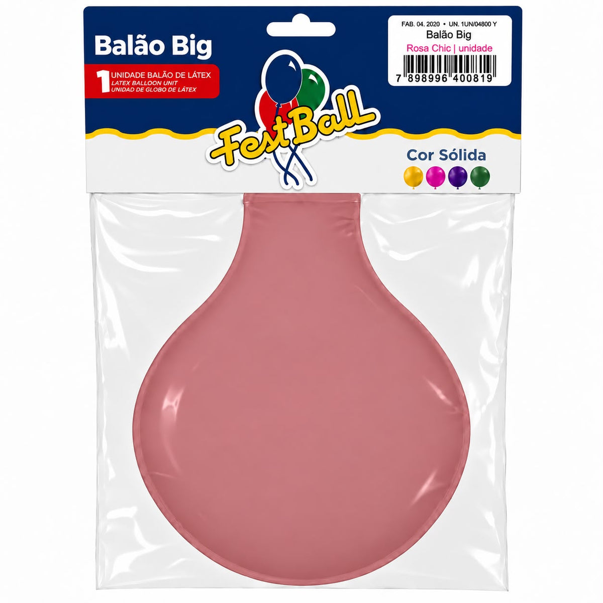 Balão Liso Fest Ball