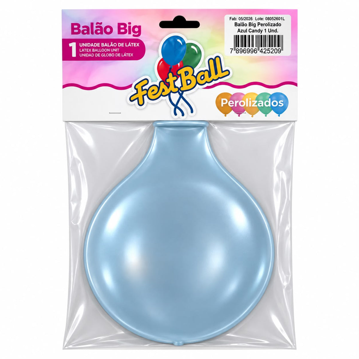 Balão Perolizado Fest Ball