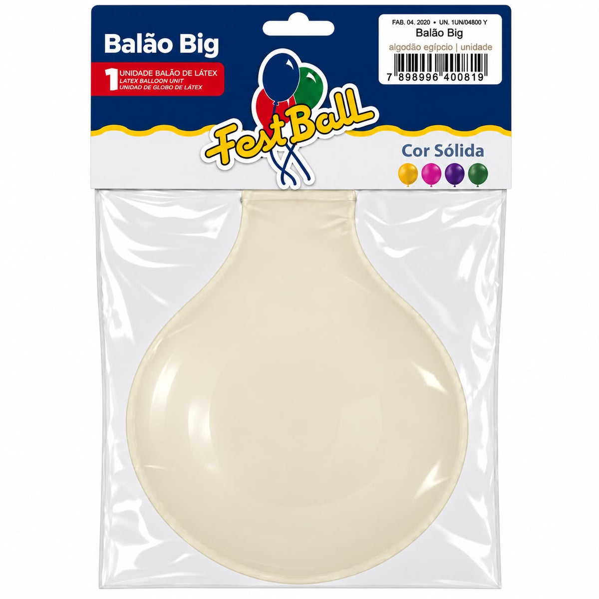 Balão Liso Fest Ball
