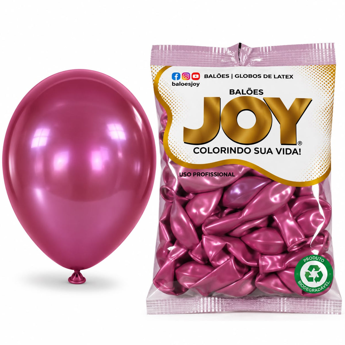 Balão Cromado JOY