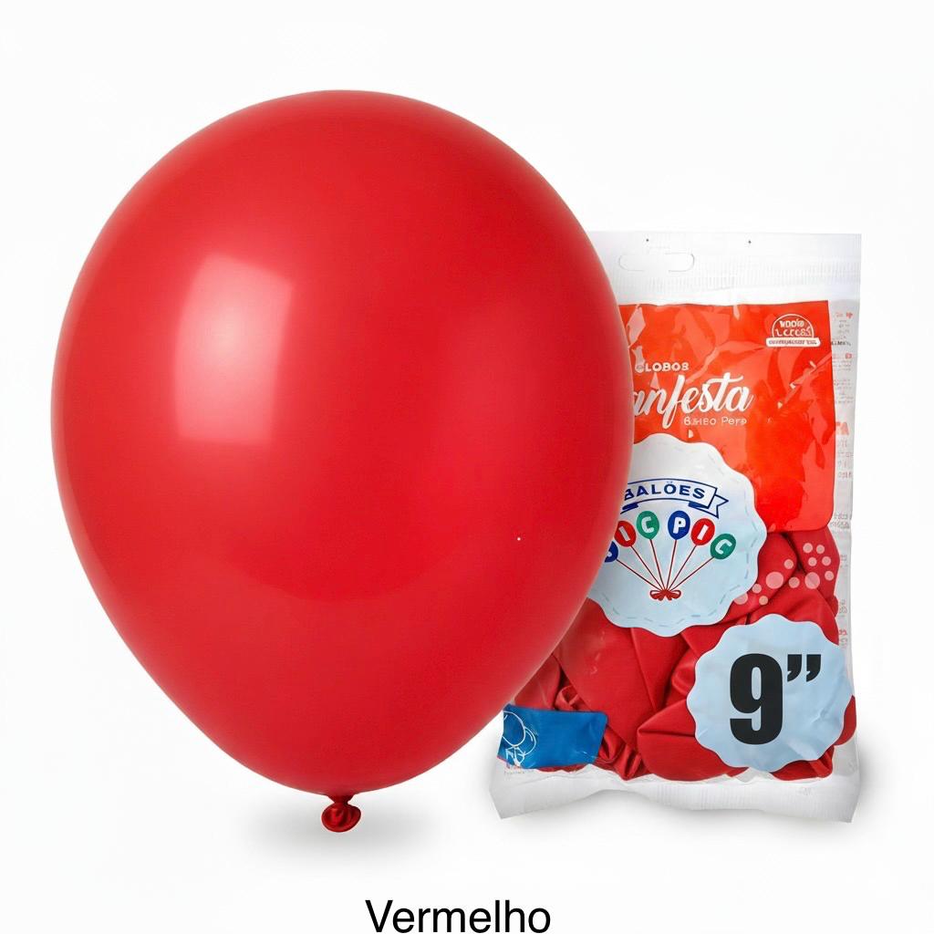 TAMANHO 9" POLEGADA LISO COM 50 UNIDADES