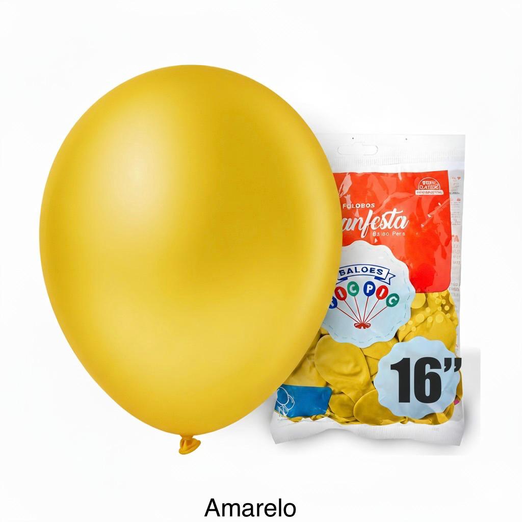TAMANHO 16" POLEGADA LISO COM 12 UNIDADES