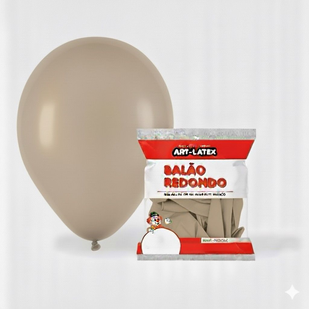 BALÃO 12" POLEGADAS ART LATEX COM 24 UNIDADES