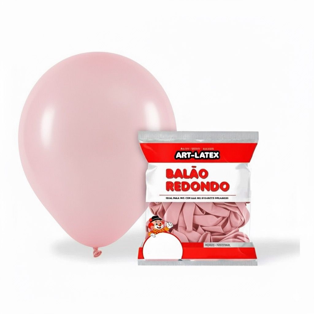 BALÃO 12" POLEGADAS ART LATEX COM 24 UNIDADES