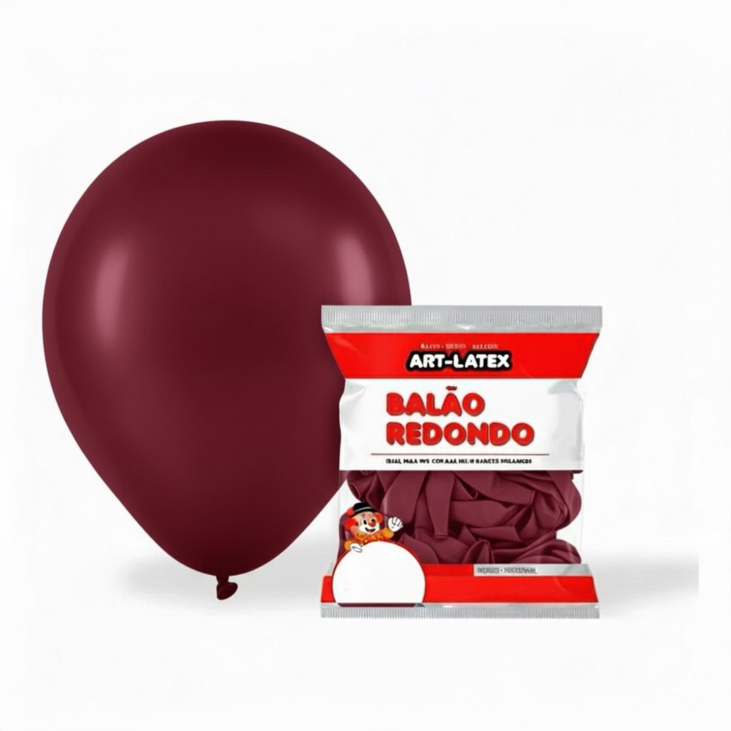 BALÃO 12" POLEGADAS ART LATEX COM 24 UNIDADES