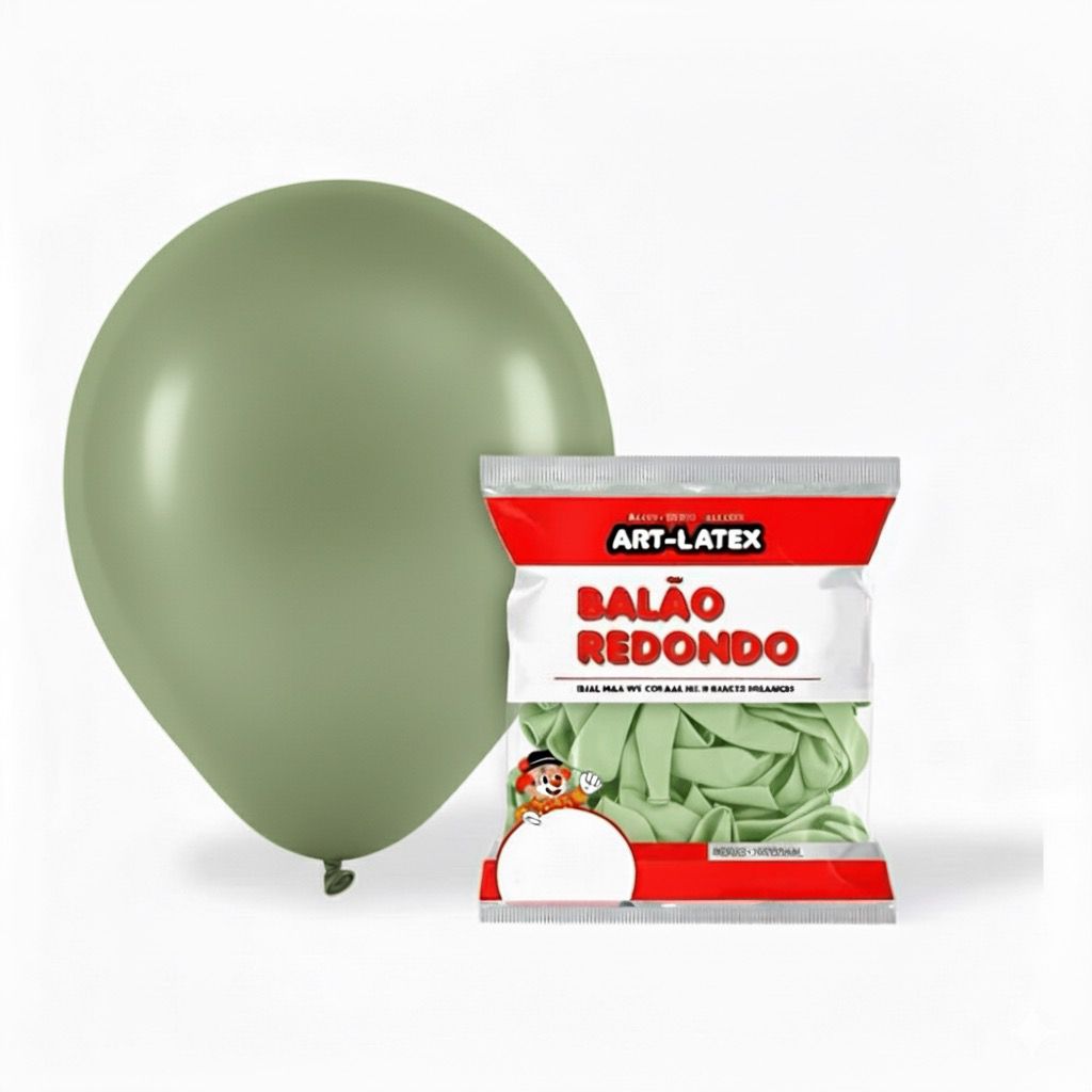 BALÃO 12" POLEGADAS ART LATEX COM 24 UNIDADES
