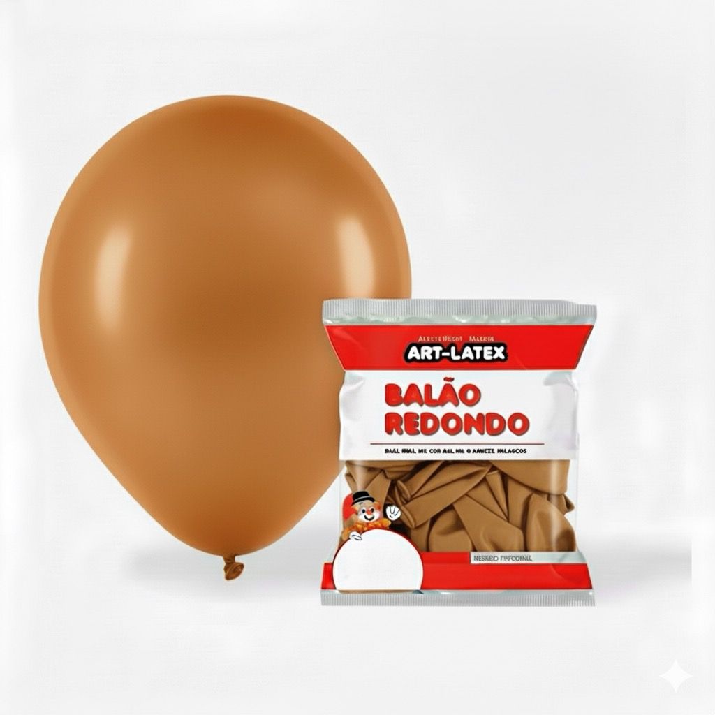 BALÃO 12" POLEGADAS ART LATEX COM 24 UNIDADES
