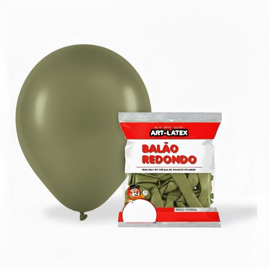 BALÃO 12" POLEGADAS ART LATEX COM 24 UNIDADES