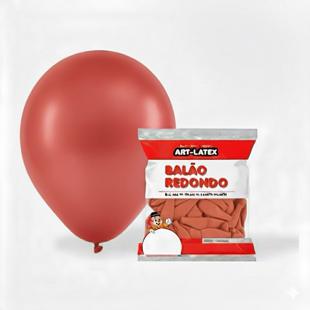 BALÃO 12" POLEGADAS ART LATEX COM 24 UNIDADES