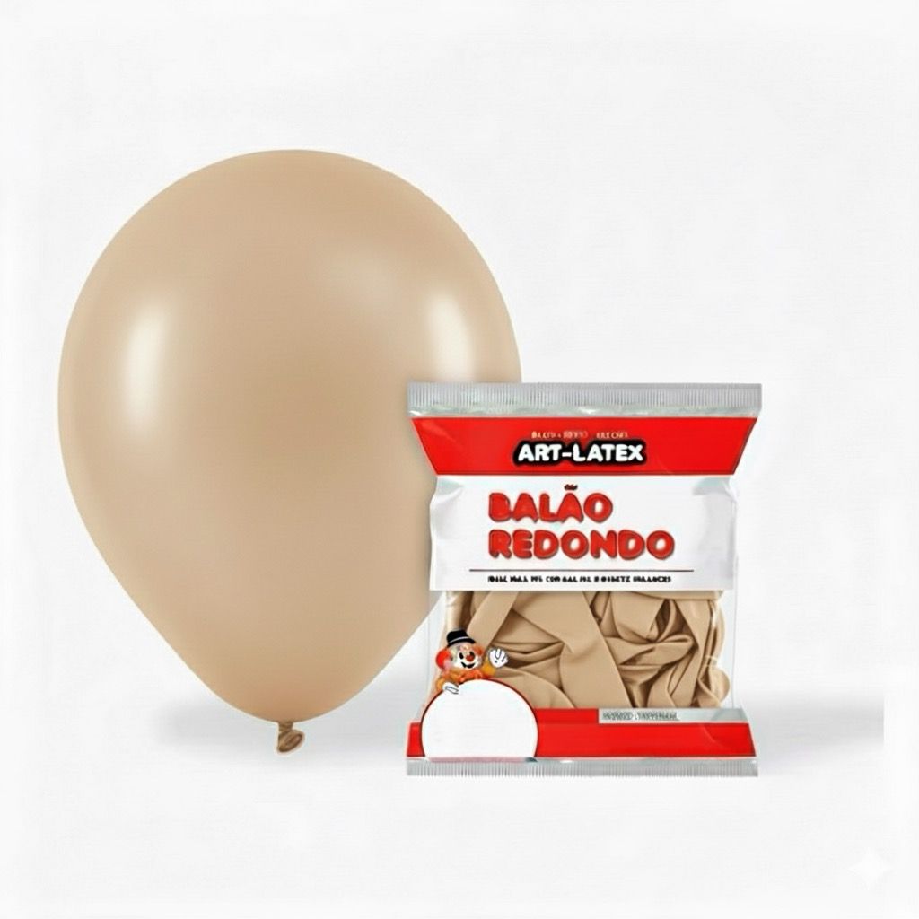 BALÃO 12" POLEGADAS ART LATEX COM 24 UNIDADES